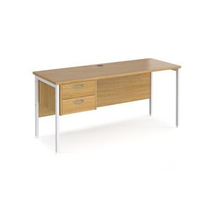 Maestro 25 H-Frame 600Mm Desk 2D Ped