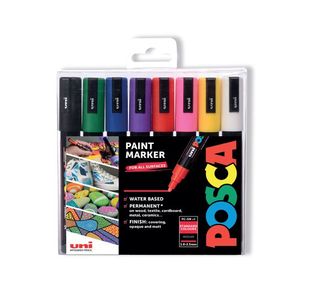 Posca Uni Posca PC-5M Pnmk Ast Pk8