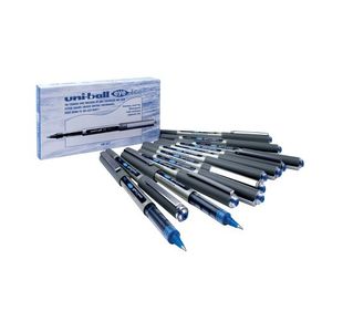 Uni-Ball UB-157 Liq Ink R/bl Blu P12