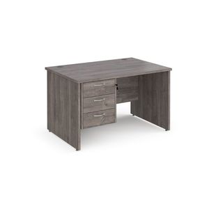 Maestro 25 panel end 800mm desk 3d ped