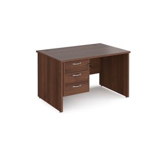 Maestro 25 panel end 800mm desk 3d ped