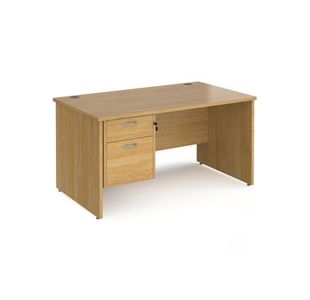 Maestro 25 panel end 800mm desk 2d ped