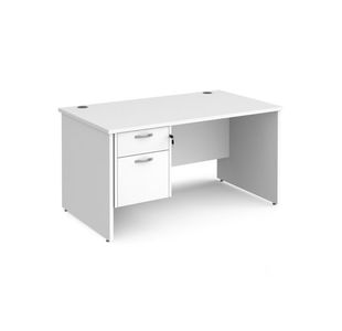 Maestro 25 panel end 800mm desk 2d ped