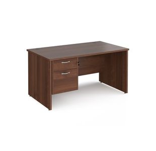 Maestro 25 panel end 800mm desk 2d ped