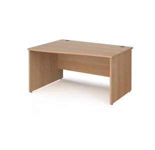 Maestro 25 panel end left hand wave desk