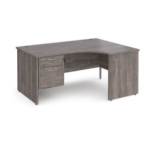 Maestro 25 panel end rh erg desk 2d ped