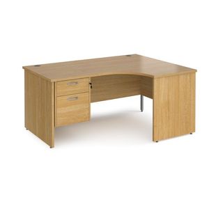 Maestro 25 panel end rh erg desk 2d ped