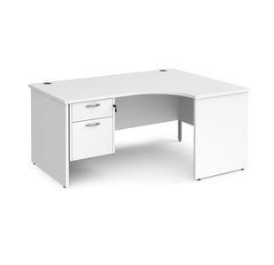 Maestro 25 panel end rh erg desk 2d ped