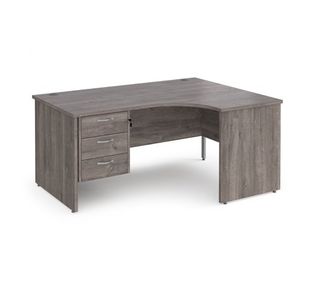 Maestro 25 panel end rh erg desk 3d ped