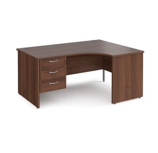 Maestro 25 panel end rh erg desk 3d ped