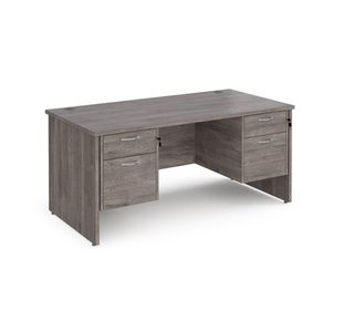 Maestro 25 panel end 800mm desk 2x2d ped