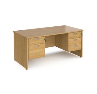 Maestro 25 panel end 800mm desk 2&3d ped