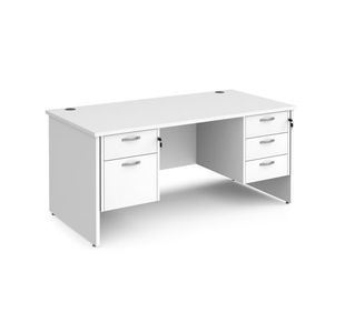 Maestro 25 panel end 800mm desk 2&3d ped