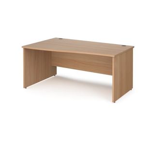 Maestro 25 panel end left hand wave desk