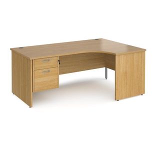 Maestro 25 panel end rh erg desk 2d ped