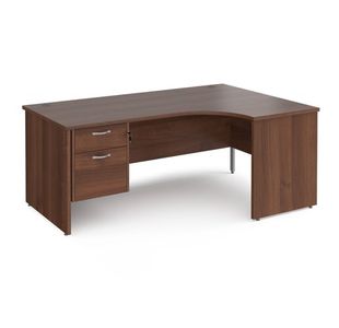 Maestro 25 panel end rh erg desk 2d ped