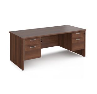 Maestro 25 panel end 800mm desk 2x2d ped