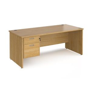 Maestro 25 panel end 800mm desk 2d ped