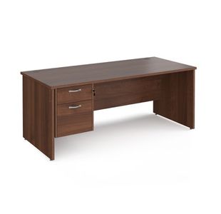 Maestro 25 panel end 800mm desk 2d ped