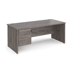 Maestro 25 panel end 800mm desk 3d ped