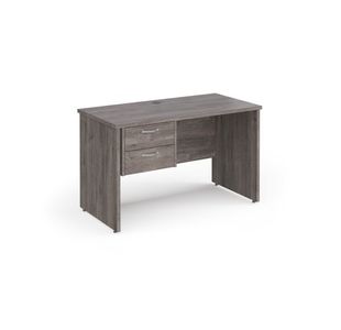 Maestro 25 panel end 600mm desk 2d ped