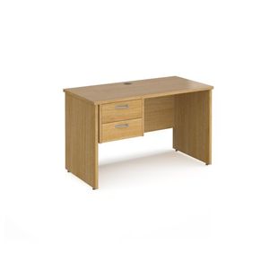 Maestro 25 panel end 600mm desk 2d ped