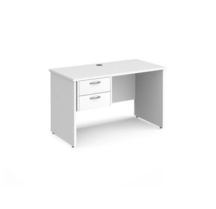 Maestro 25 panel end 600mm desk 2d ped