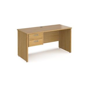 Maestro 25 panel end 600mm desk 2d ped