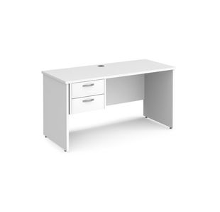 Maestro 25 panel end 600mm desk 2d ped