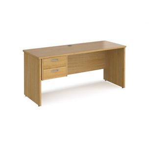 Maestro 25 panel end 600mm desk 2d ped