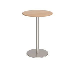 Monza Circular Poseur Table With Flat Ro