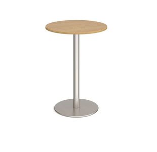 Monza Circular Poseur Table With Flat Ro