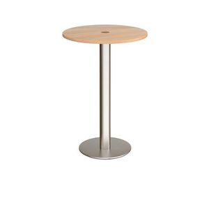 Monza Circular Power Ready Poseur Table