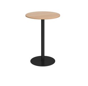 Monza Circular Poseur Table With Flat Ro