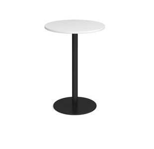 Monza Circular Poseur Table With Flat Ro