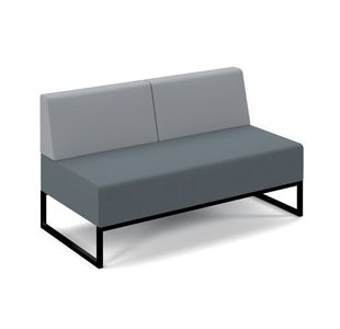 Nera modular double seat with back