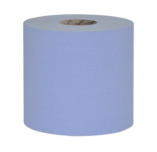 Raphael 1Ply Roll Towel Blue Pk6