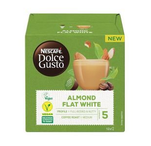 Nescafe DG Almond Flat Wht Coff Pk36