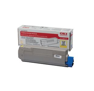 Oki C5850 Toner Cartridge Ylw 43865721