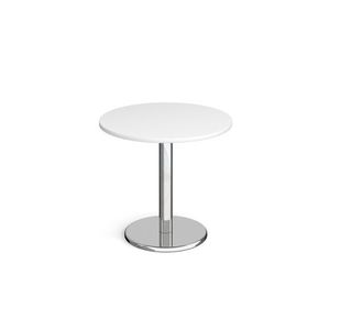 Pisa circular dining table round base