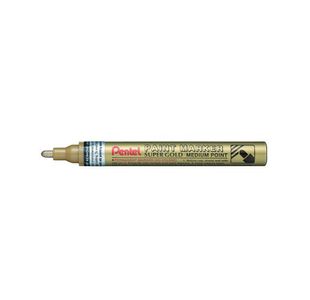 Pentel Paint Marker Med Gold Pk12