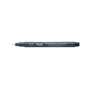 Pentel P/liner Pigmt Line 0.1 Blk 12