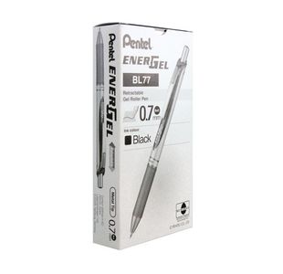 Pentel Energel Xm Gel Pen Blk Bl77-A