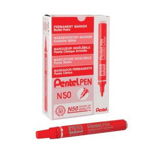 Marker Bullet Point Red Pentel N50