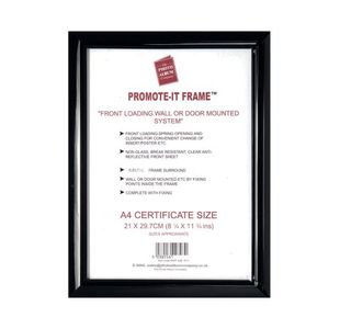 Photoalb A4 Promote It Frame Black