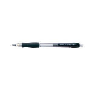 Pilot Super Grip Pencil Black Pk12