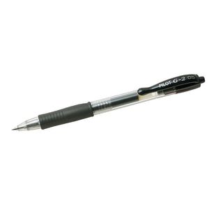 Pilot G205 Retract Gel Pen Blk Pk12