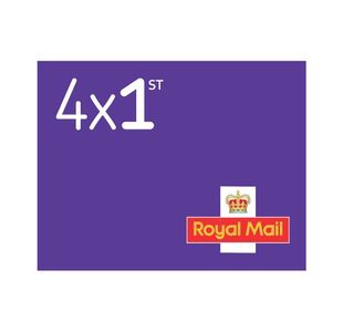 Royal Mail 1st Class Stamp Bk Pk4