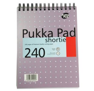 Pukka Shortie Metallic A5 Writ Pad 80Gsm