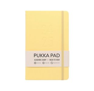 Pukka Pad Acad Diary 24/25 Pstl Yllw